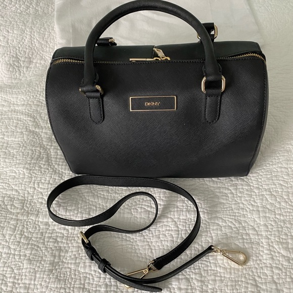 DKNY saffiano leather bowling bag - Picture 3 of 4